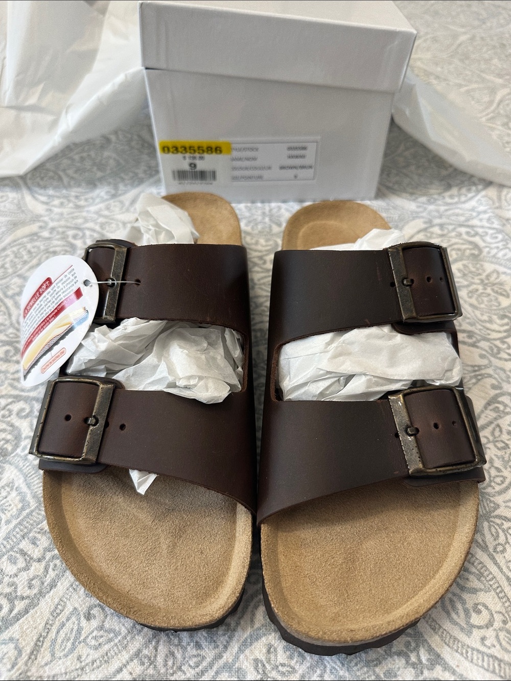 Browns ‘Hawaii’ Two-Buckle Sandals
